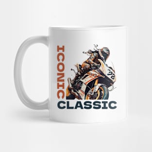 Classic racing motorcycle Mug